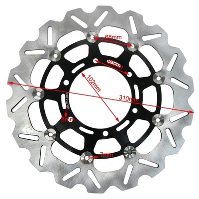 ID 102mm remschijven vervanging voor Suzuki motorfiets onderdelen Duurzaam geschikt GSX R 600 750 1000 2.27kg