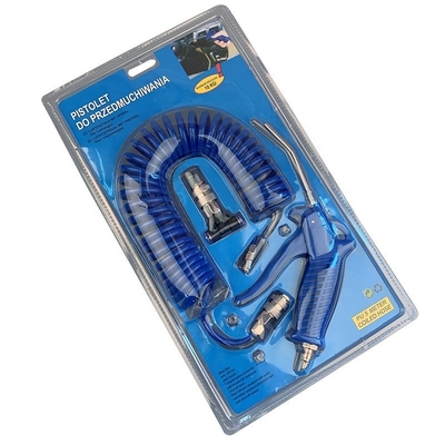 Op maat gemaakte ondersteuning 5m terugslag slangpijp Air Duster Blow Gun Gemiddeld luchtverbruik voor auto Truck Truck Stofblazer Reiniging
