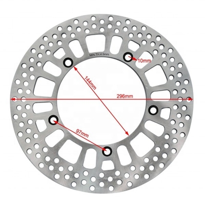 Roestvrij staal 296mm Ronde voorremsplaat rotor voor HONDA STEED 400 600 VT C SCHADOW 600 Perfecte pasvorm en prestaties