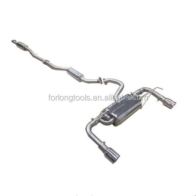 Universal Fitment Glanzend Roestvrij Staal Gemotiveerde Uitlaatpijp voor Mitsubishi Lancer en Valve Control