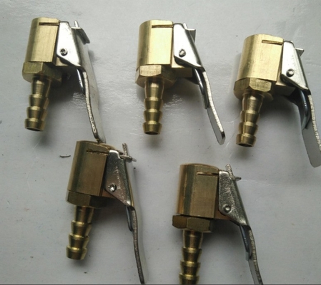 Voorraad 6MM 8MM Autoband Wielband Air Chuck Inflator Pump Valve Clip Connector voor universele voertuigen Klaar om te verzenden