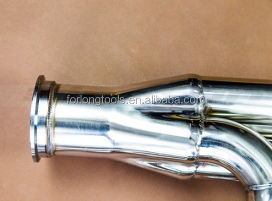 Gepolijste race roestvrijstalen uitlaatkop manifold voor 97-14 Chevy Small Block V8 LS1 LS2 LS3 LS6 LSX Automobile Exhaust Pipe