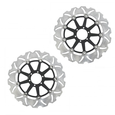 320mm OD voor links rechts APRILIA VLOATING BRAKE DISC ROTORA F1 FUTURA 125 MX 125 RS 125 met 4,5mm Dikte