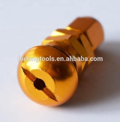 Universele montage ALUMINIUM Auto Tubeless Wheel Tire Valve Stem met stof caps en caps van RAYS