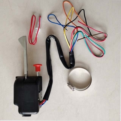 Universal Car Black Chrome Column Mount Turn Signal Switch w/ Hazard Knob voor vervanging/reparatie Uitzonderlijke duurzaamheid