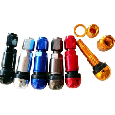 Universele Jaar TPMS TR525 Buisloze bandklepstam met stofdop Aluminium Verbeterde banddrukbewaking