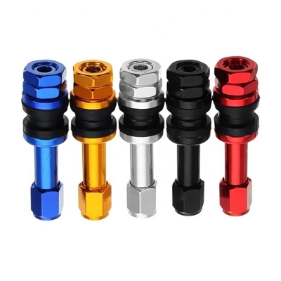 Universele Jaar TPMS TR525 Buisloze bandklepstam met stofdop Aluminium Verbeterde banddrukbewaking