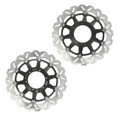 6 Montagegat 330mm roerende remplaat rotor van roestvrij staal motorfiets voor Honda CBR929 RR CBR954 RR en prestaties