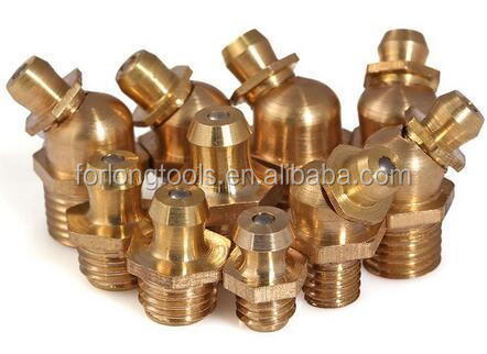 Borersleeve en knopverbinding op maat gesmeed 45 graden Messing vet Nippel 1/4 &quot;-28 UNF met OEM ondersteuning