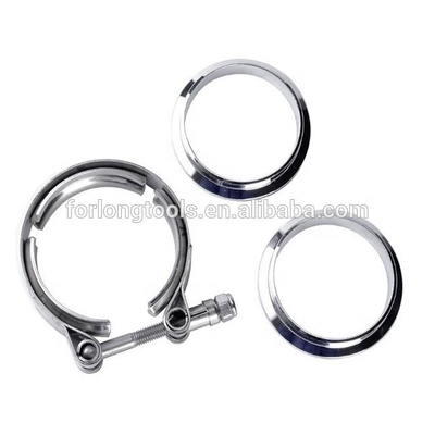V-bandklemmen van roestvrij staal Standard OE NO. voor temperatuuraanpassingen 1,5&quot; 1,75&quot; 2&quot; 2,5&quot; 3&quot; 3,5&quot; 3,75&quot; 4&quot; 4,5&quot; 5&quot; 6