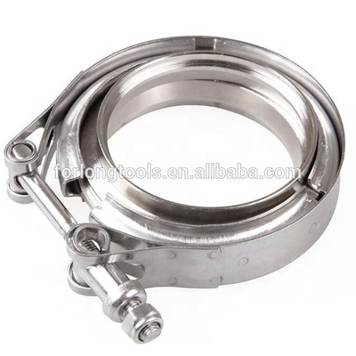 V-bandklemmen van roestvrij staal Standard OE NO. voor temperatuuraanpassingen 1,5&quot; 1,75&quot; 2&quot; 2,5&quot; 3&quot; 3,5&quot; 3,75&quot; 4&quot; 4,5&quot; 5&quot; 6