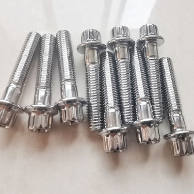 Universaal jaar M7*32mm 12 punt Chrome wiel hardware bouten voor universele auto's