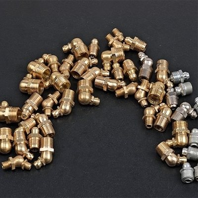 Hoogtemperatuurbestendig Messing M8 M10 M6 5/16-24 1/4-19 1/4-28 Vet Zerk Nippel Fitting voor industriële toepassingen