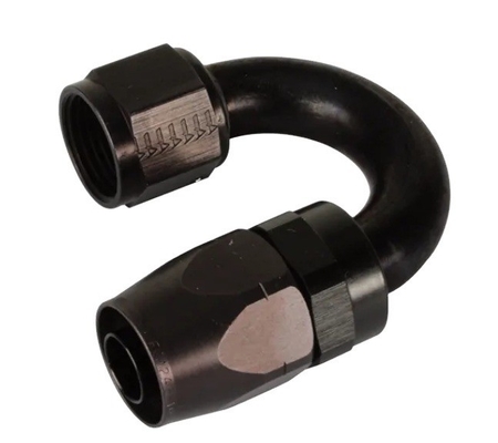 Universal Car Fitment Performance Aluminium AN4 AN6 AN8 AN10 Swirl Fittings met 45 graden hoekverbindingen