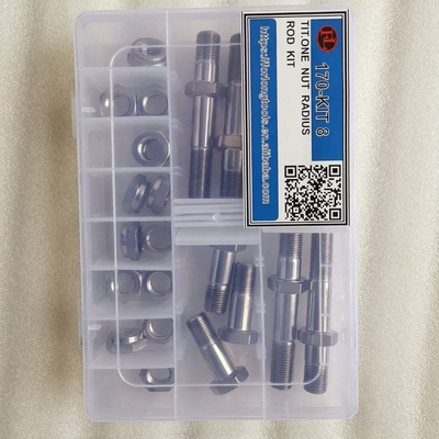 Ervaar de ultieme races met ons universele titanium chassis en Q/C R/R S/P Plus Bolt Kit.