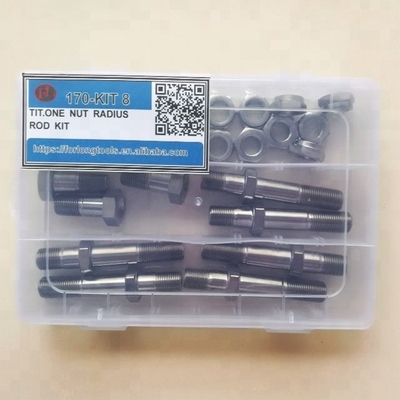 6AL-4V Titanium legering GR5 Finish Bolt Kit voor Sprint Car Race Bolt One Nut Stud Performance
