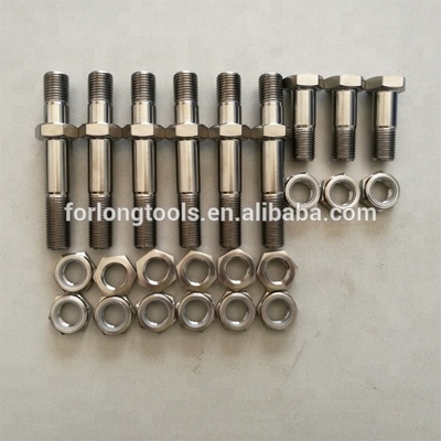 6AL-4V Titanium legering GR5 Finish Bolt Kit voor Sprint Car Race Bolt One Nut Stud Performance
