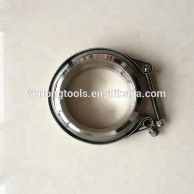 Universal Car Exhaust Down Pipe 2&quot; roestvrij staal 304 V bandklem met 2 flens gemakkelijk te installeren en duurzaam