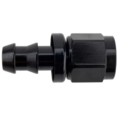 Op maat gemaakte ondersteuning Ronde kopcode Zwarte aluminium Push-On slang Eind Fitting Kit AN6 9PCS Vrouwelijke aansluiting en duurzaam