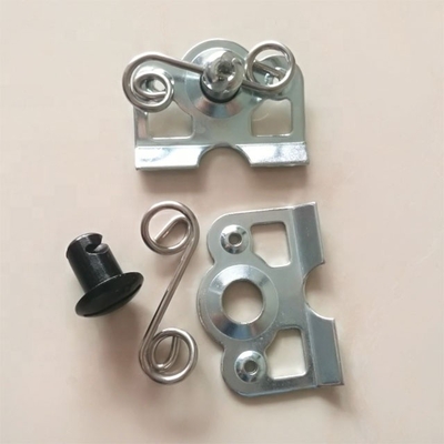 7/16&quot; aluminium zwarte knoppen kwart draai Dzus met 1-3/8&quot; veer achterplaat aluminium universele jaar voor vervanging/reparatie