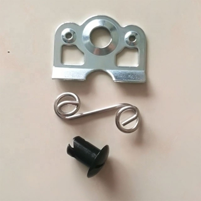 7/16&quot; aluminium zwarte knoppen kwart draai Dzus met 1-3/8&quot; veer achterplaat aluminium universele jaar voor vervanging/reparatie