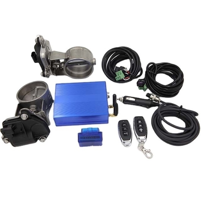 Elektrische en afstandsbediening 2.36&quot; Universal Electric Exhaust Cutout Control Valve Kit voor verbeterde uitlaatstroom