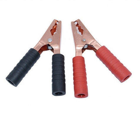 200A Veiligheid zware koperen batterij alligator klemmen Universele PVC isolator Sterke alligator clips voor auto