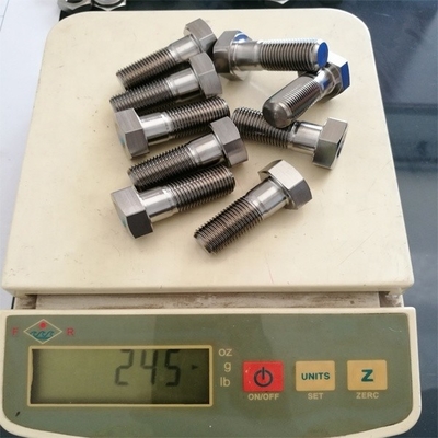 6AL-4V Titanium legering Natuurlijke afwerking SPRINT CAR TITANIUM RADIUS ROD BOLT 1/2&quot;-20 x 1-3/8&quot; Hex hoofdbouten met DIN-standaard