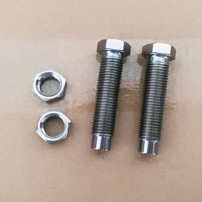 DIN-standaard en titaniumbout 7/16&quot;-20 met 9/16&quot; Hex-noot voor 1-1/8&quot; Torsion Stop Natural Finish