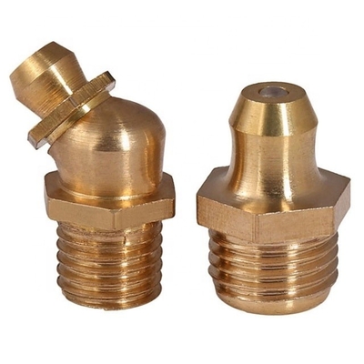 Universale auto-installatie rechte messing Hydraulisch vet Nippel M6 M8 M10 voor zware aandrijving Graafmachine Truck OE NO. Standard