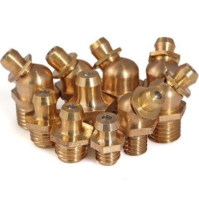 Universale auto-installatie rechte messing Hydraulisch vet Nippel M6 M8 M10 voor zware aandrijving Graafmachine Truck OE NO. Standard
