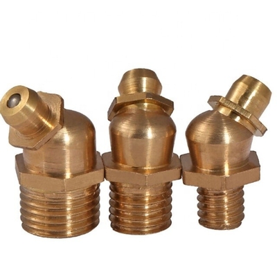 Universale auto-installatie rechte messing Hydraulisch vet Nippel M6 M8 M10 voor zware aandrijving Graafmachine Truck OE NO. Standard