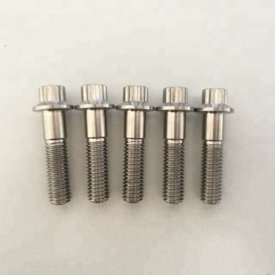 1.25 M8-moeren met pitchflangen in titanium van de kwaliteit 6AL4V voor DIN-standaardmechanische toepassingen