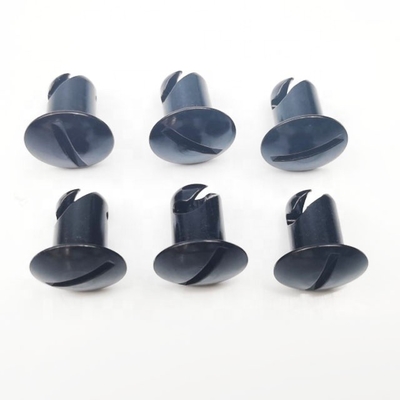 OE NO. Op maat gemaakt Zwart Aluminium Dzus Slot Hoofd Quarter Turn Fasteners 7/16 &quot;x.500 voor Universal Year Universal Car Fitment