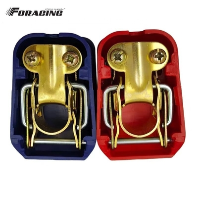 Universale batterijterminals Plastic Protect Cover for Car Cable Terminal Clamps Connectors in blauw en rood materiaal