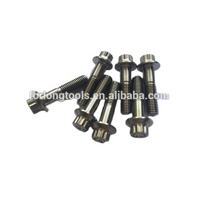 Universele Jaar 2021 M8X32mm Kleurrijk Titanium 12 Punts Flanged Head Bolts voor superieure prestaties
