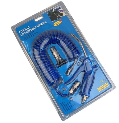 Op maat gemaakte ondersteuning ODM 5m slang Pneumatisch schoonmaakpistool Set Polyurethane TPU Handle No-Load Speed N / M voor professioneel stofzuigen