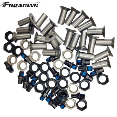 Universal Sport Bike Pedal Roestvrij staal Countersunk Sleeve Nut M4 Perfect voor vervanging / reparatie eisen