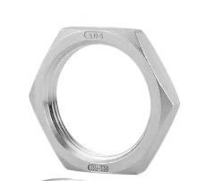 5/8-18 Titanium Hex Jam Nuts For Heim Joint Rod End Natuurlijke afwerking Prestatieverbetering voor algemene industriële toepassingen