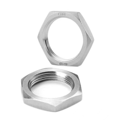 5/8-18 Titanium Hex Jam Nuts For Heim Joint Rod End Natuurlijke afwerking Prestatieverbetering voor algemene industriële toepassingen