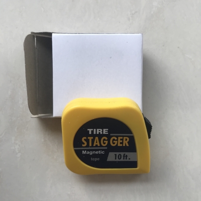 Stalen lemmet 1/4&quot; breed professionele keizerlijke meetband raceband Stagger tape meetkraan 10 voet met magnetische gereedschappen