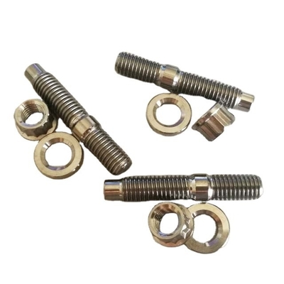 Ervaring Verbeterde motorprestaties met natuurlijke afwerking Titanium Turbo tot Manifold Stud Kit M8 M10 en DIN Standard