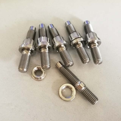 Ervaring Verbeterde motorprestaties met natuurlijke afwerking Titanium Turbo tot Manifold Stud Kit M8 M10 en DIN Standard