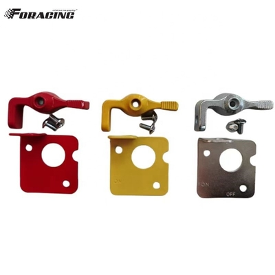 Universal Car Fitment Master Disconnect Switch Lockout Lever Kit Batterijschakelaar Geel Rood Zilver voor automatisch schakelen