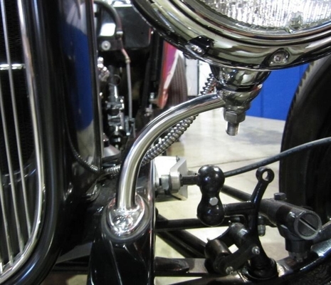 Universal Year Vehicles Standard OE NO. Gepolijste roestvrij staal Hot Rod Highboy koplamp bevestigingen voor Highboy prestaties