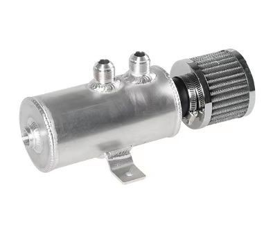 Universele 750 ml olie vangen kan Reservoir Tank gepolijst aluminium W / Breather Filter verward AN10 voor ongeëvenaarde prestaties