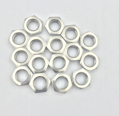 DIN Standard Natural Finish 1/2-20 Thin Nyloc Nut voor Sprint Car Racing in Titanium Gr5 en Duurzaamheid
