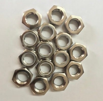 DIN Standard Natural Finish 1/2-20 Thin Nyloc Nut voor Sprint Car Racing in Titanium Gr5 en Duurzaamheid