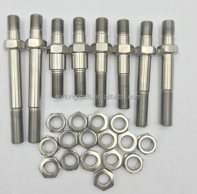 DIN Standard Natural Finish 1/2-20 Thin Nyloc Nut voor Sprint Car Racing in Titanium Gr5 en Duurzaamheid