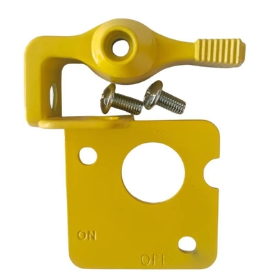 Universal Car A/C SWITCH Battery Master Disconnect Switch Rood en Geel Lockout Lever Kit voor Performance Steel Racing